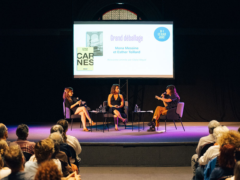 Rencontre “Grand déballage” avec Mona Messine et Esther Teillard, animée par Claire Mayot