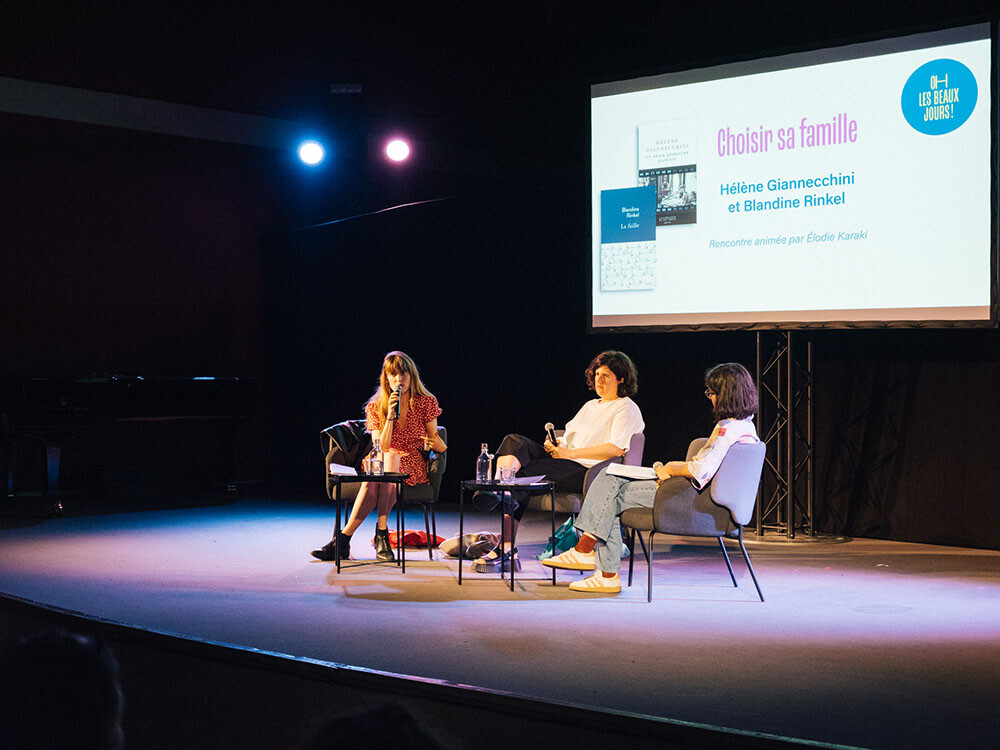 Rencontre “Choisir sa famille” avec Hélène Giannecchini et Blandine Rinkel, animée par Elodie Karaki