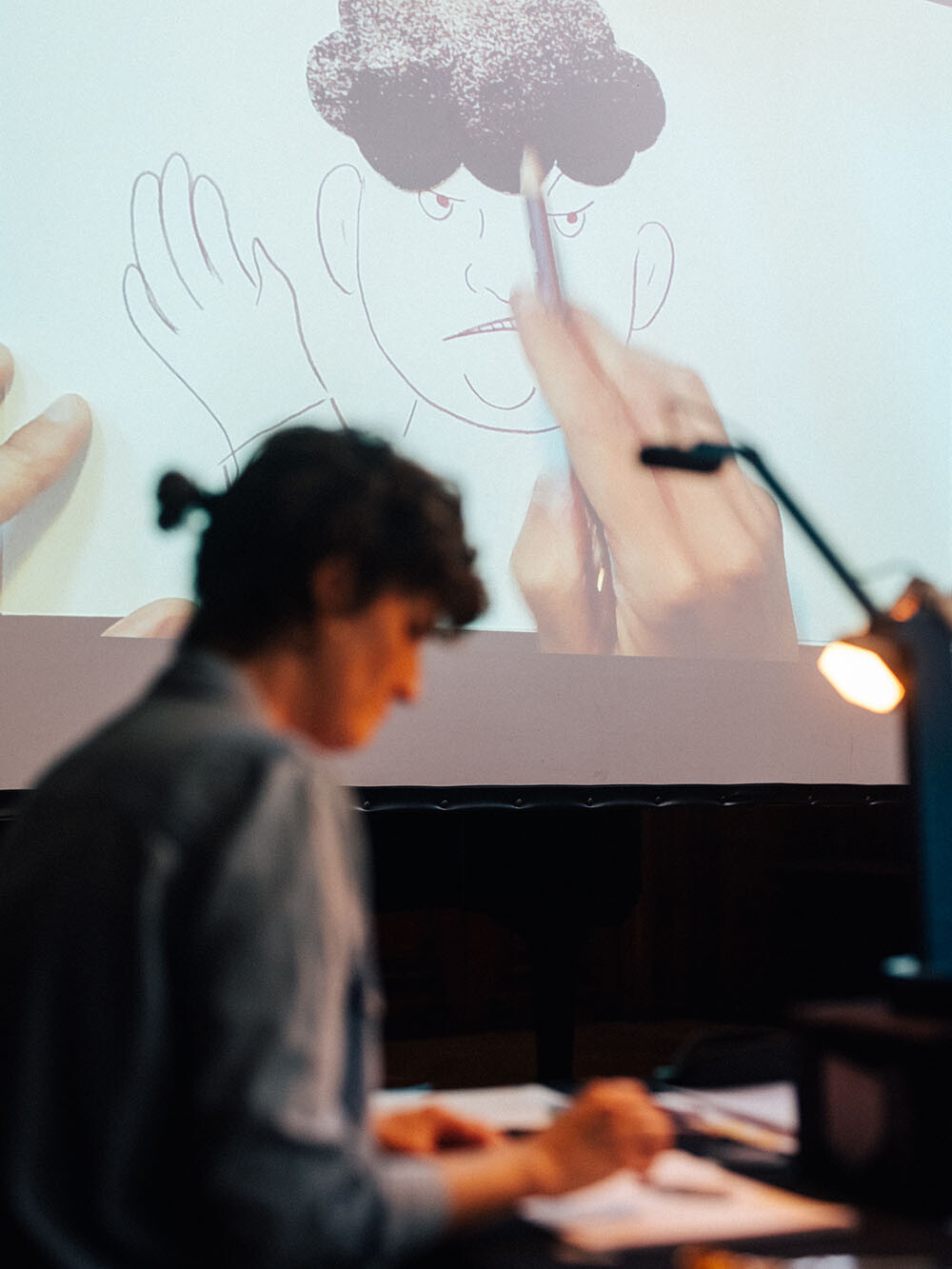 Lecture musicale et dessinée “Ule voyage du petit nuage” avec Charlotte des Ligneris