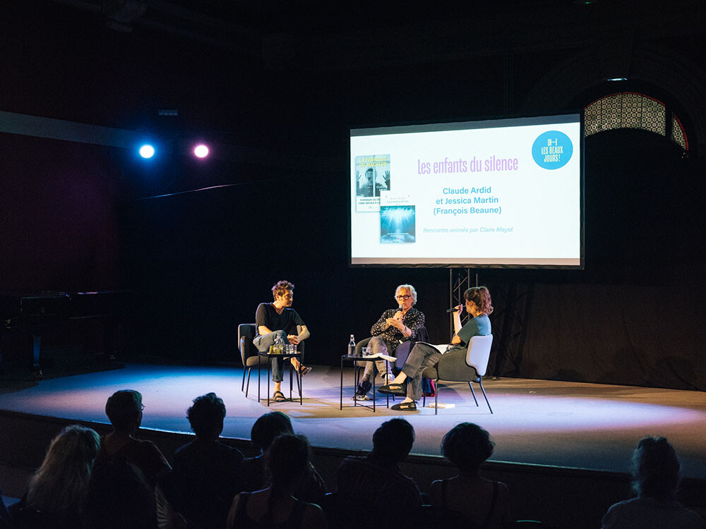 Rencontre “Les enfants du silence” avec Claude Ardid et Jessica Martin (François Beaune), animée par Claire Mayot