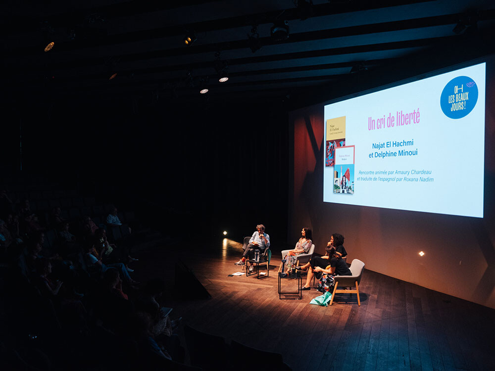 Rencontre “Un cri de liberté” avec Najat El Hachmi et Delphine Minoui, animée par Amaury Chardeau