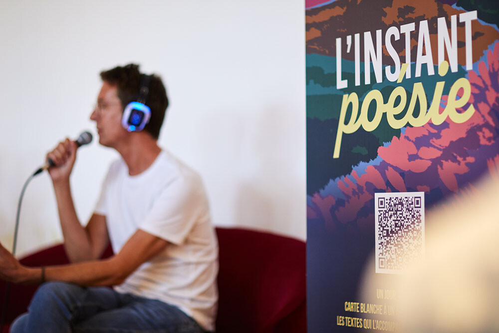 L’instant Poésie-France Culture avec Arnaud Cathrine